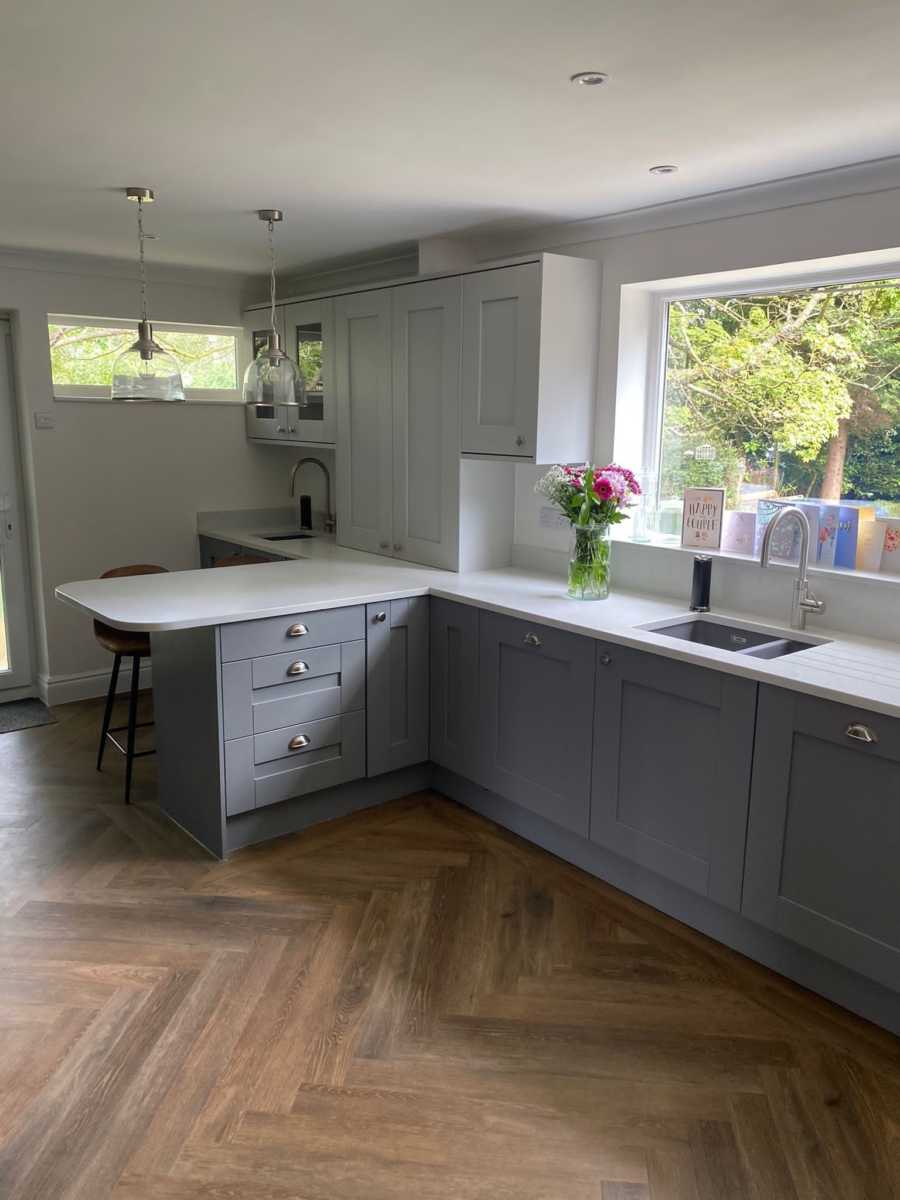 Grey Shaker Kitchen 