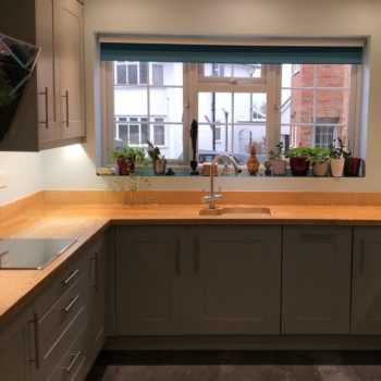 Hitchin - hand painted shaker kitchen - Options Kitchens Case Study